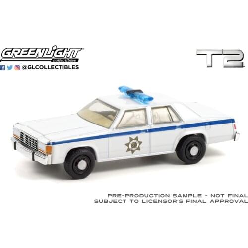 GreenLight 1:64 1983 FORD LTD CROWN VICTORIA 44920-D alloy toy car toys for children diecast model car Birthday gift