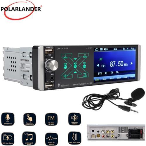 Smart AI Voice Single Ingot MP5 Capacitive Screen Player 4.1'' Artificial Intelligence Smart Voice Collar Microphone