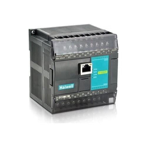 Hot sales Haiwell C16S2P-e 16points for smart home modbus controller of Chinese mini timing plc