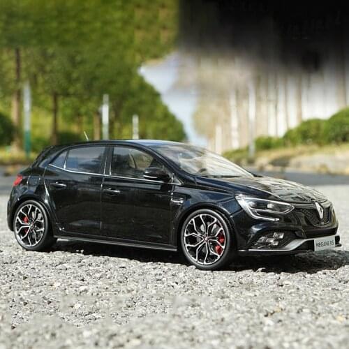 Diecast 1/18 Alloy Car Model 2018 Renault Megane RS Simulation Static Display Hot Toys for Boys Collection Kids