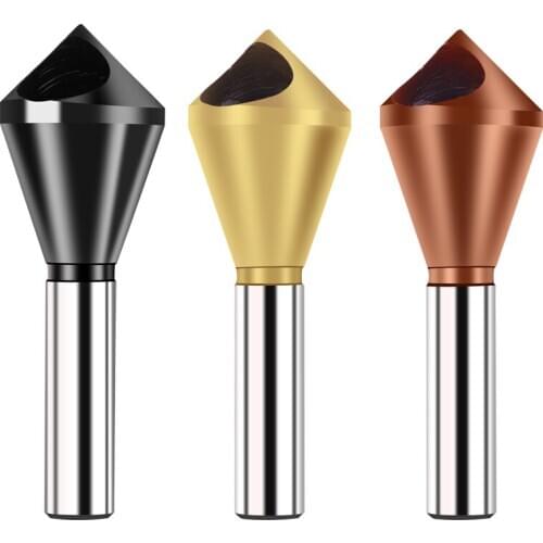 Oblique hole drill chamferer countersunk hole knife rose reamer 90 degrees chamfer drill deburring reaming inner row