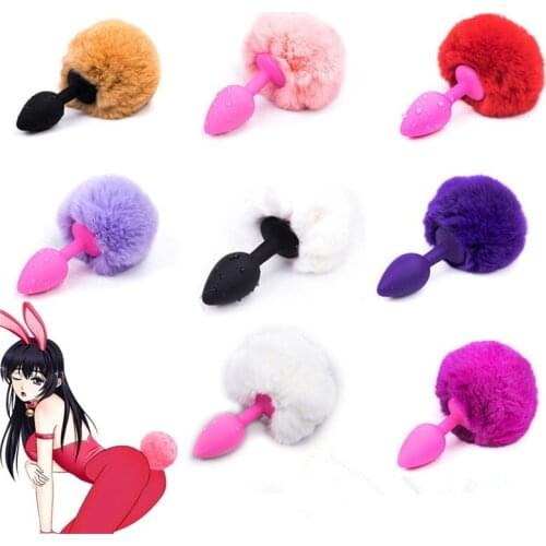 Bunny Tail Sexy Anal Plug For Women Adult Sex Toys Waterproof Silicone Butt Plugs Smooth Touch Women Men Gay Anus Stimulator