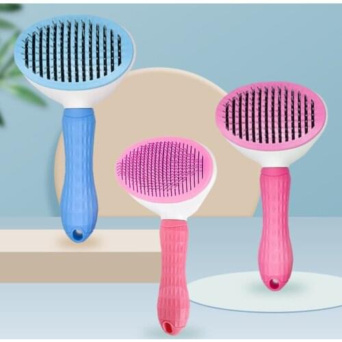 Cat Brush Pets Acessorios Hair Remover Brush Grooming for Cats Dog Long Hair Pet Grooming Automatic Pet Supplies