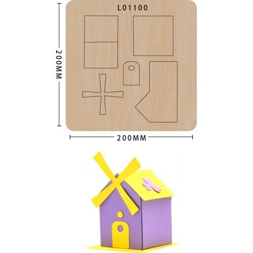 SMVAUON House Making Decor Supplies Die Template New Design Craft Cutting Die decoration scrapbook Card Craft