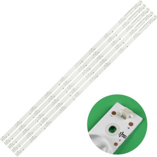 LED Backlight strip 10 Lamp For Philips 43"TV 43PFT4131 43PFS5301 GJ-2K15-430-D510 GJ-2K16-430-D510-V4 01Q58-A BDM4350