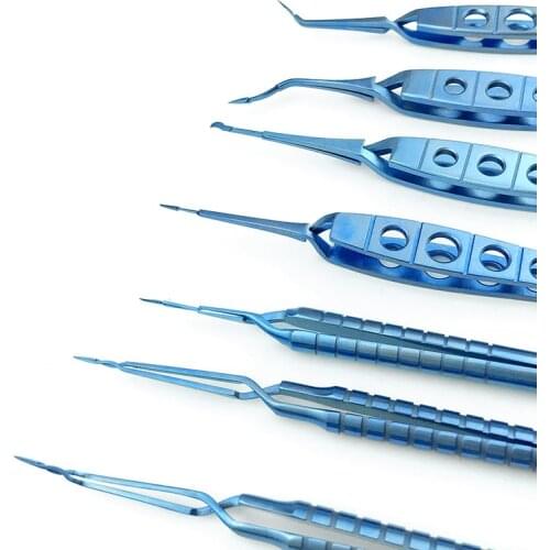 Titanium Ophthalmic Akahoshi Phaco Prechopper Straight/Angled Autoclavable Ophthalmic Eye Instrument