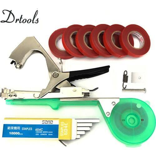 Top Gardening Tools Set Multifunctional Fruit tape Machine garden tools Plant Tying Tapetool Tapener Packing Vegetables stem