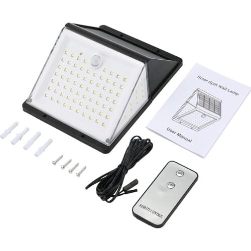 Solar Lights Outdoor LED Motion Sensor Solar Lights with Dark Sensing Easy Install Waterproof Security Lights for Front Door