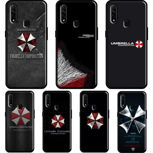 Umbrella Corporation For OPPO A5 A9 2020 A31 A53 A52 A72 F7 Reno 2 Z Find X3 Pro A3S A15 A83 A91 A93 Phone Case