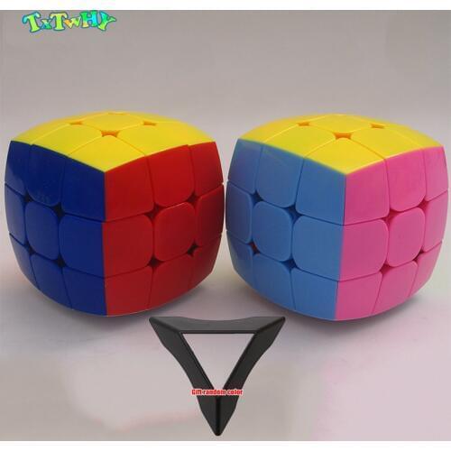 Z cube 3x3x3 Bread Cube Pillowed Cube Stickerless Speed Puzzle Magic Cube Puzzle Toy for Kids Adults Gifts 2019- Colorful
