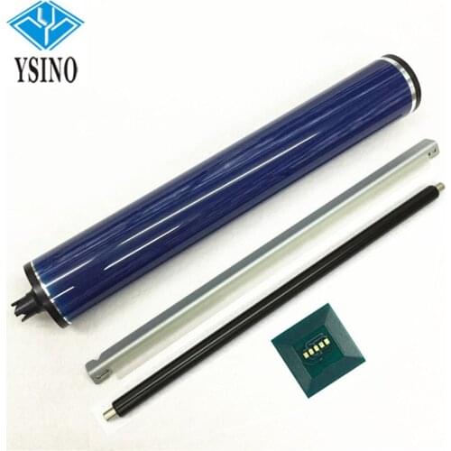 1Set DC250 Drum Chip 013R00602+Cleaning Blade+Black OPC Drum+PCR Charge Roller for Xerox 240 242 250 252 260 WC 7655 7665 7675