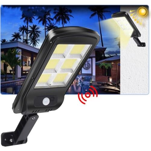1PC Durable COB Solar Light PIR Motion Sensor Garden Wall Outdoor Solar Street Lamp Waterproof Lamp Smart Body Induction Lamp