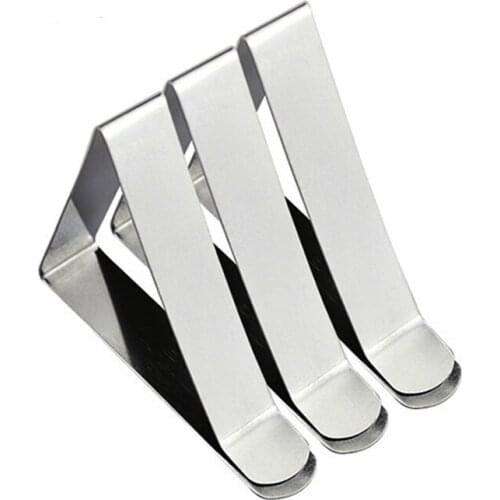 3pcs Tablecloth Clips Stainless Steel Tablecloth Tables Cover Clips Holder Clamps For Home Marquees Wedding Party Picnic p5