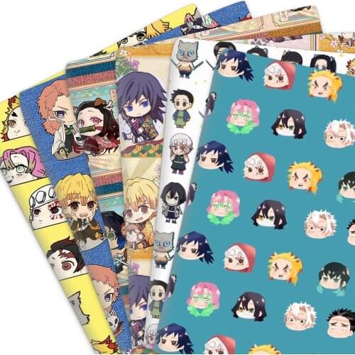 8PCS 20*33cm Cartoons Pattern Pure 100% Cotton Fabric Patchwork For Tissue Kids Home Textile Sewing Doll Dress Curtain