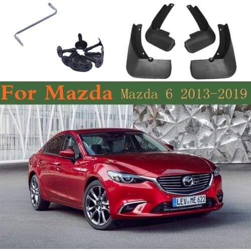 Car Mudflap Fender Mud Flaps Guard Splash Flap Mudguard Accessories For Mazda 6 Atenza GL GJ 2019~2013 2018 2017 2016 2015 2014