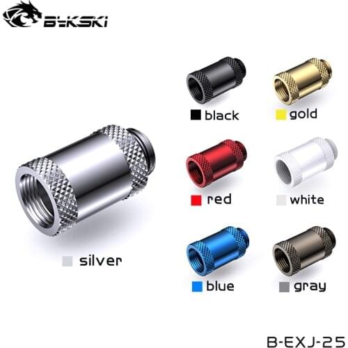 Bykski 25MM Extender G1/4'' Male To Female Connector Fittings PC Water Cooling Adapter,B-EXJ-25
