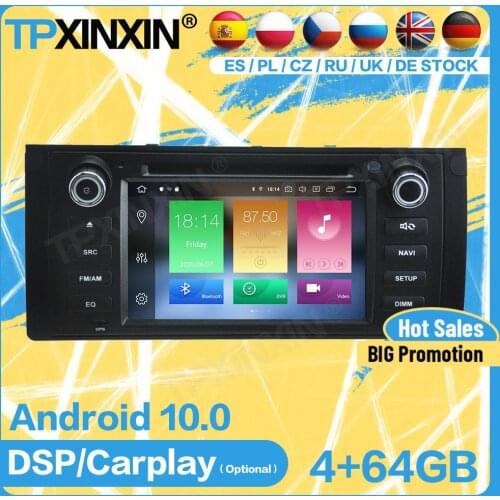 Carplay Car Radio 2 Din Control Android For BMW E39 1995 1996 1997 1998 1999 2000 2001 2002 2003 GPS Player Auto Audio Head Unit