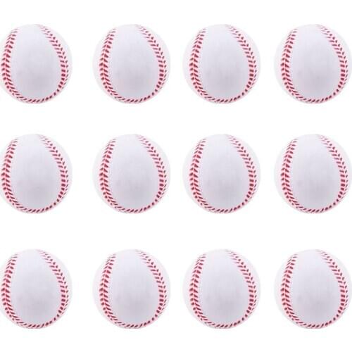 ELOS-12Pack Baseball Foam Softball 9Inch Adult Youth Training Sporting Batting Ball for Game Pitching Catching Training