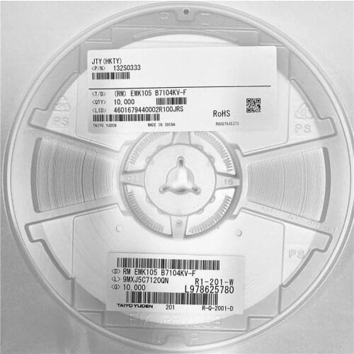 EMK105B7104KV-F/0402 100NF 16V K X7R SMD capacitor JMK105BBJ475MV-F/0402 4.7UF 6.3V M X5R EMK105ABJ225KV-F/0402 2.2UF 16V K X5R