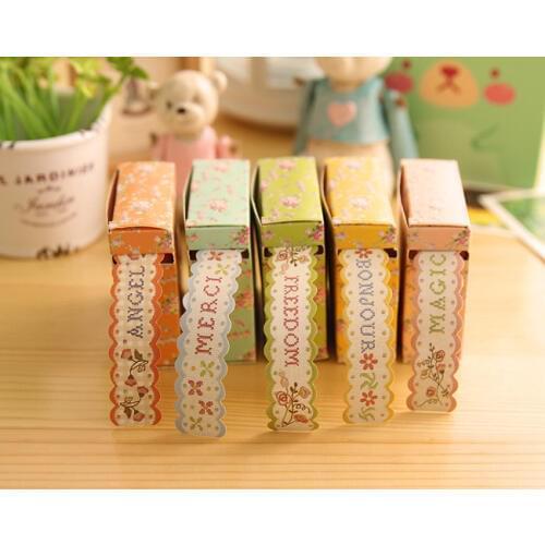 Lovely Floral paper Tape DIY decoration Scrapbooking Sticker Label Masking Tape School Office Supply