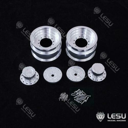 LESU Metal Front Wheel Hub for 1/16 RC Dumper Truck Walking Tractor DIY Model TH16837