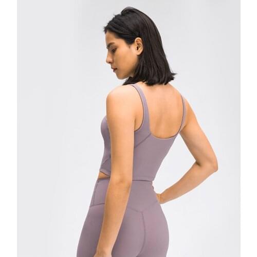 NWT Yoga Texsure Tank U-Back Butter Soft Workout Gym Bras Women Racerback Tank Sexy Sports Sleeveless Shirt Loose Athletic Tops
