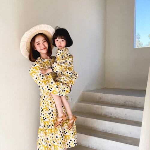 Mingzekids Matching Dresses For Mom And Daughter