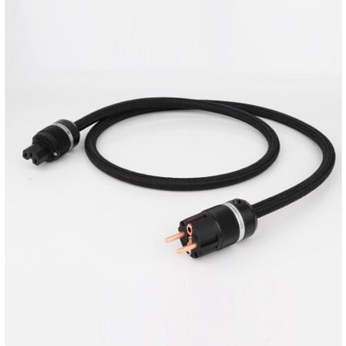 Monosaudio Tsunami Series P903 AC Schuko Power Cable Audiophile EU Power Cable with Pure Copper IEC Connector HIFI Power Cable