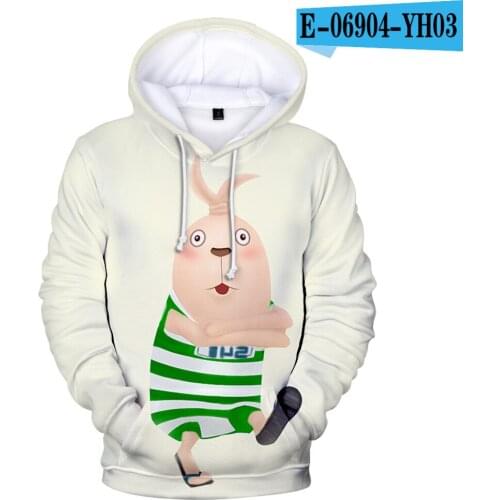 New Anime Usavich3D Hoodies Men/Women Personality Casual High Quality Hip Hop Pullovers Kids Kawaii Comfortable Hoodies tops