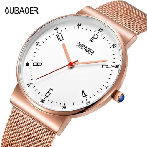 OUBAOER Original Watch Men Sport Quartz Men Watches Auto Date Wrist Watch Relogio Time Hour Clock Reloj Hombre Mens Watches