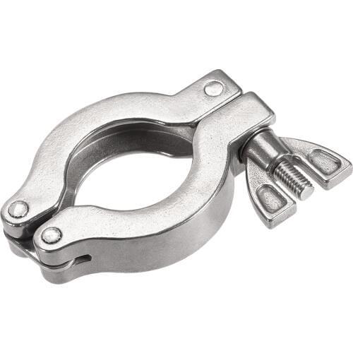 Uxcell Sanitary Tri-Clamp 50mm x 30mm Single Pin Tri Clamp Wing Nut for Ferrule TC