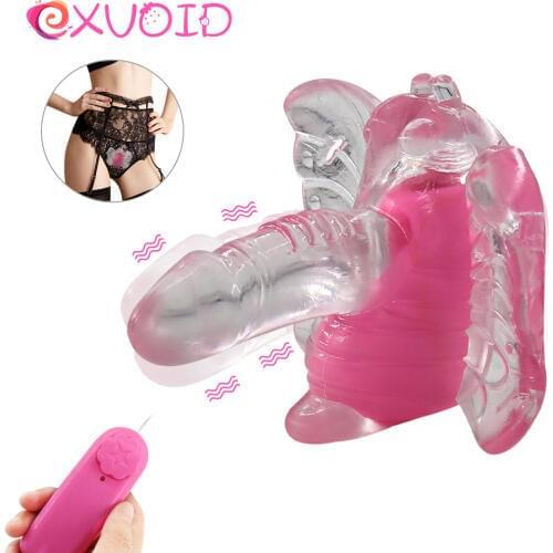 EXVOID Anal Beads Vibrator Wearable Dildo Vibrator Sex Toys for Couples remote control Prostate Massage Sex Shop Adult Products