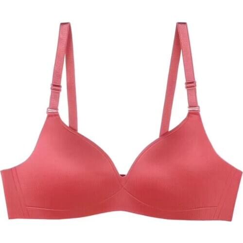 3/4 Cup Bralette Seamless Bra Deep V Wireless Ultra-thin Underwear Sexy Lingerie Soft Push Up Bras For Women Hot