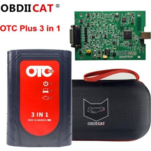 DHL Free OTC Plus 3 in 1 Diagnostic Tool For V-olvo For N-issan C-onsult For V-olvo OBD2 Scanner GTS With HDD