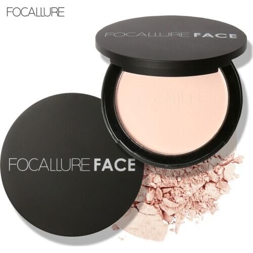 Focallure Mineral Face Pressed Powder 3 Colors Waterproof Natural Concealer Contouring Makeup Face Powder Oil Control