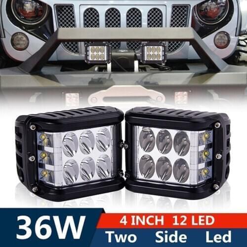 Hot Sale 36W LED Light Work Flood Combo Side Shooter Driving For Off Road SUV Tractor ATV