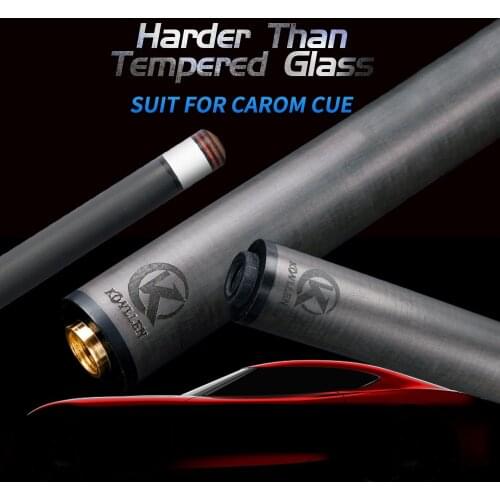 Konllen 12-12.4mm Carbon Fiber Suit For PERI Carom Cue Single Shaft Kits 8 Teeth/Uni-loc Joint 3 Cushion Cue Only Carbon Shafts