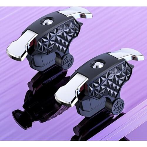 2Pcs Z01 Mobile Shooting Games Controller Trigger Joystick Buttons for PUBG Sensitive Easy Installation Gamepads Accessory