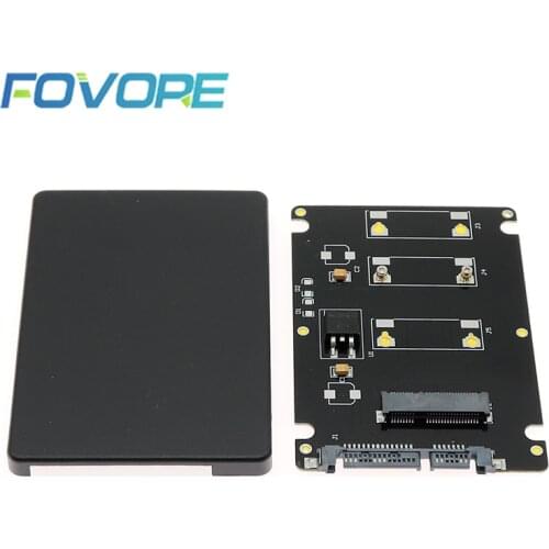 MSATA to SATA adapter mSATA 2.5 inch SATA Mini PCIe SATA3 converter Card with Case