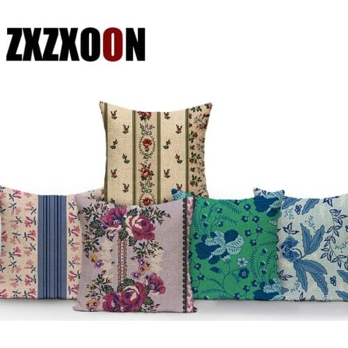 Geometric Polyester Mandala Floral Flower Pillow Cushion Covers Cojines Decorativos Para Sofa Pillowcase for Living Room