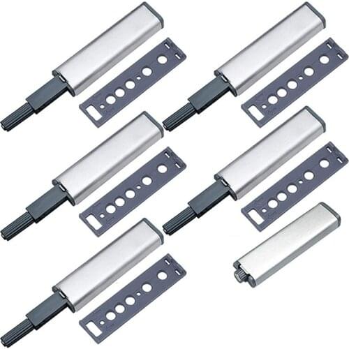 Push Latches for Cabinets 6 Pack Push to Open Cabinet Hardware Push Press Latch Kitchen Door Push Release Latch