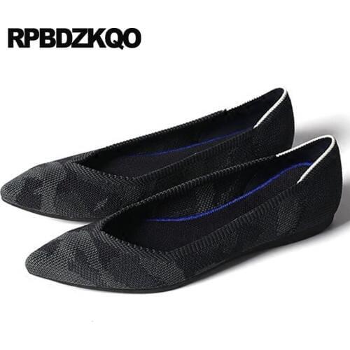 Pointed toe fashion slip on spring autumn cheap shoes china ladies flats 2018 designer 5 factory direct chinese women black drop