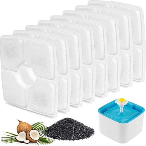 Cat Water Drinking Fountain Replaced Activated Carbon Filter for Cat Automatic Feeders Cat Accessories Replacement Filters