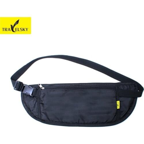 Close fitting waist bag multifunction ultra-thin bag for running travel passport credit cards 1pcs free shipping 13522
