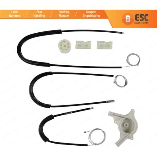 ESC Auto Parts EWR864 Window Regulator Kit Front Right with Corner Wheel Kit for Mercedes W639 Vito Viano 2004-2011