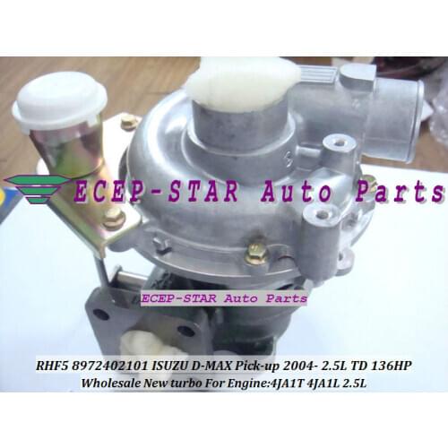 RHF5 8972402101 8973295881 8971856452 VC420037 Turbine Turbo Turbocharger For ISUZU D-MAX Pickup 2.5L TD 4JA1T 4JA1L 2004- 136HP