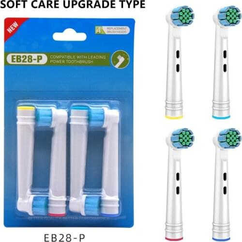 4pcs/Lot Gum Care Replacement Toothbrush Heads For Oral B Braun Toothbrush Head Advance Power/Pro Health/Triumph/3D Excel
