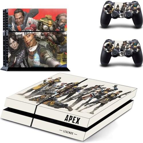 APEX Legends Style Decal Skin Sticker for PS4 Playstation 4 Console Film + 2Pcs Controllers Protective Cover DPTM2473