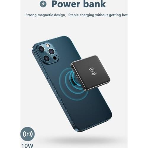 5000mAh Ultra-Thin Magnetic Wireless PowerBank For Magsafe Power Bank Charger For iphone 12 12pro Max Magnet External Battery