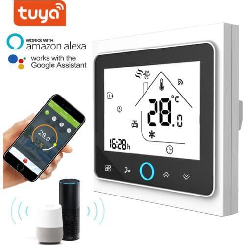 WiFi smart thermostat 2p/4p central air conditioning cooling/heating system for room temperature controller of fan coil Unit